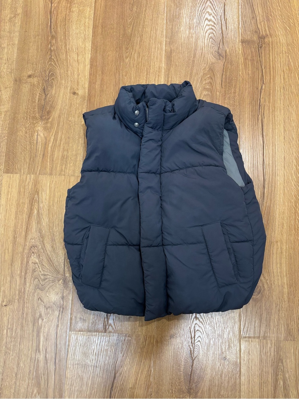 Zara Navy Blue Puffer Vest Girls